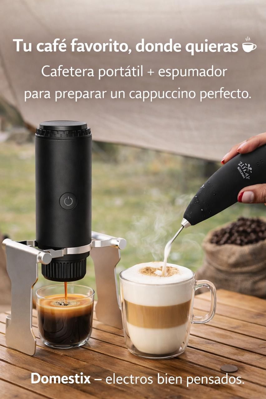 Cafetera expresso portatil miniatura 6