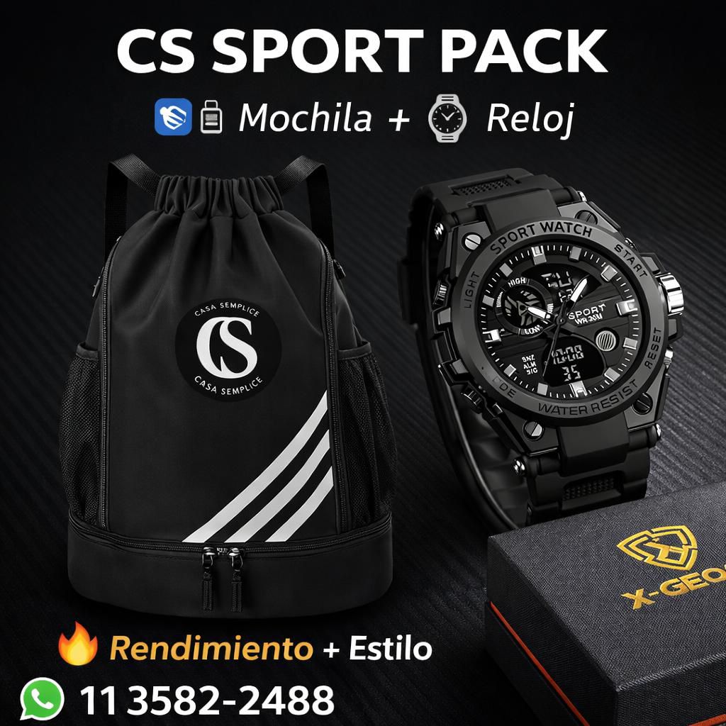 Combo: Mochila Sport + Reloj miniatura 2